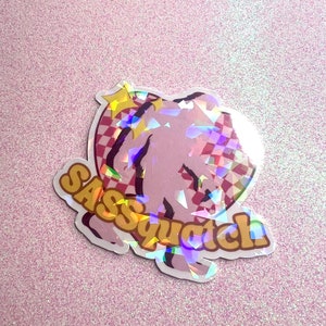 SASSquatch Holographic Sticker image 2