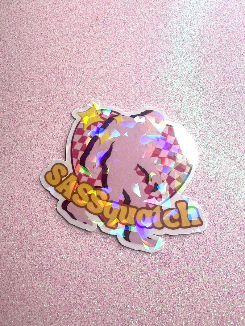 SASSquatch Holographic Sticker image 2