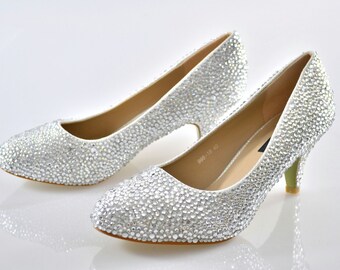 Swarovski Crystal Glitter Silver Custom 