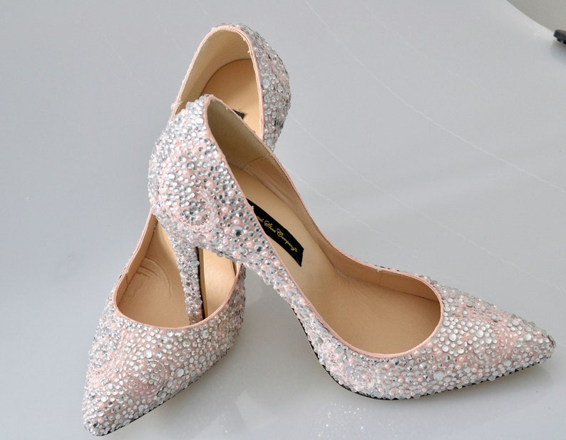 swarovski wedding heels