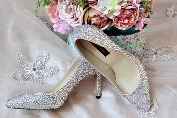 14 Best Sparkly Wedding Shoes in Crystals, Glitter & Rhinestones