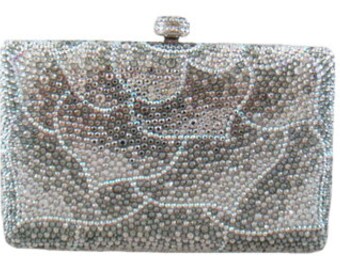 Fendi baguette small sequin and rhinestone envelope