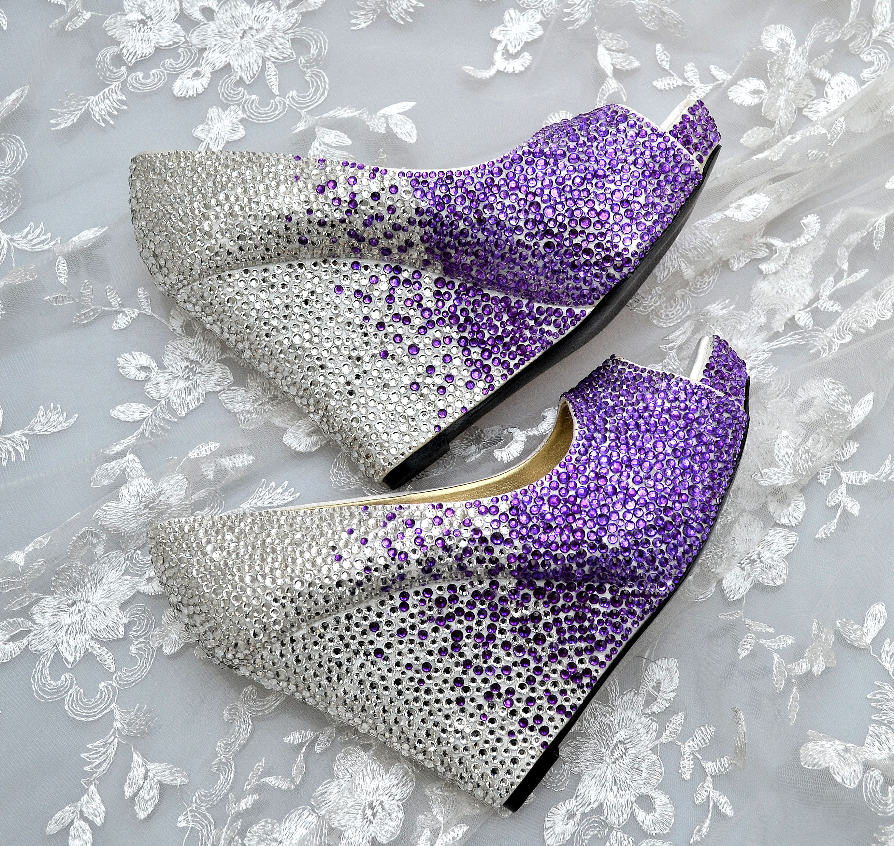Sparkly wedges store for wedding