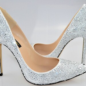 1 COPPIA Crystal Scarpe Decorazione Fibbia fai da te Scarpe Tacco Alto Scarpa Da Sposa Charm Clip