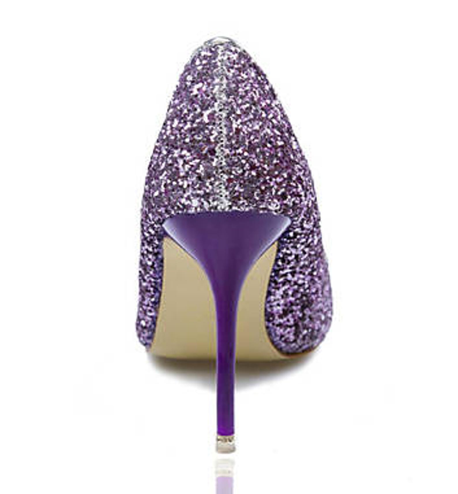 Glitter Mid Heel Ombre Stiletto Luxury sparkle Red purple Etsy