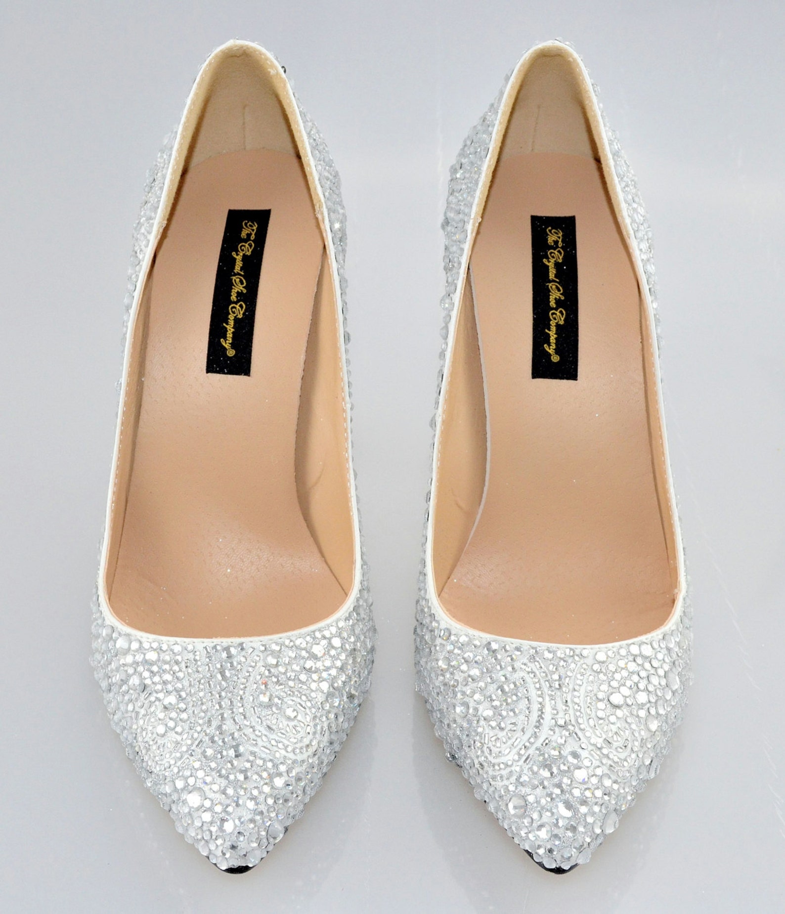 Swarovski Crystal Glitter Bridal High Heel Stiletto Corset - Etsy