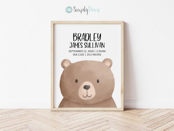 bear nursery decor