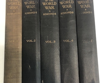 History of the World War by Frank H Simonds (Comp 5 Volume Set) (WWI) 1917-1920