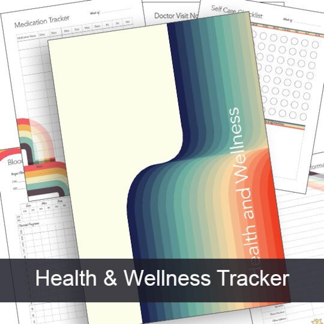 Health and Wellness Printable Bundle - Etsy