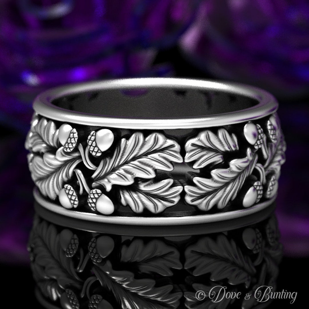 Mens leaf ring clearance