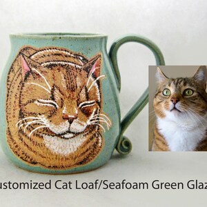 Cat Mug Customized, Cat Mom Mug, Cat Dad gift, Custom Pet Mug, Pet Dad Mug, Pet Mom Gift, Pet Gift, cat mug handmade, cat mug personalized image 2