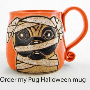 Pug Mug Custom Pet Portrait Mug Dog Pet Coffee Mug Cup Personalized Mother Mom Dad Gift Idea Mugs Dog Lover Gift For Her Hand Painted 13 oz image 9