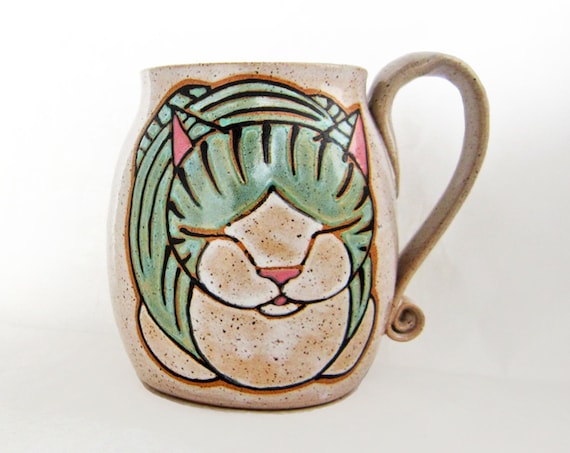 Large Cat Loaf Mug, Pottery Mug, Great Valentine Gift, Dog Mom, Dog Dad,  Coffee Tea Mug, Gift for Her Him 18-22 Oz Microwave Dishwasher Safe - Etsy