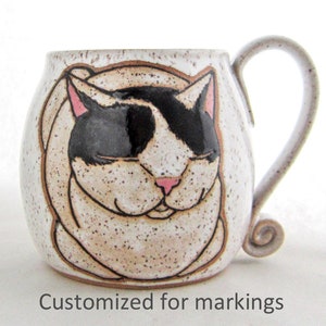 Tuxedo Cat Mug Pet Portrait Birthday Day gift Dog Pet Coffee Mug Cup Personalized Mother Mom Dad Gift Idea Mugs Dog Lover Gift For Her image 6