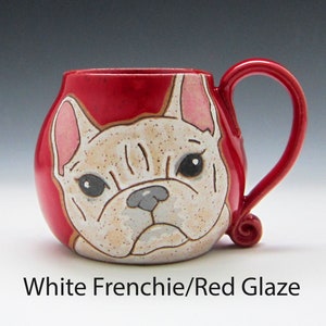 French Bulldog Mug Custom Pet Portrait Mug Dog Pet Coffee Mug Cup ...