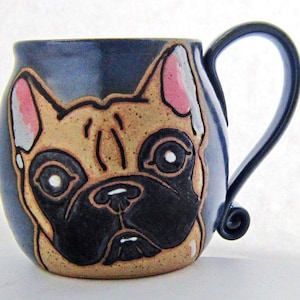 French Bulldog Mug Custom Pet Portrait Mug Dog Pet Coffee Mug Cup Personalized Mother Mom Dad Gift Idea Dog Lover Gift For Her Hand Painted