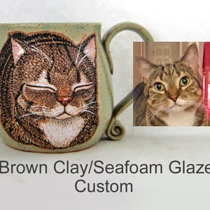 Cat Mug Customized, Cat Mom Mug, Cat Dad gift, Custom Pet Mug, Pet Dad Mug, Pet Mom Gift, Pet Gift, cat mug handmade, cat mug personalized image 9