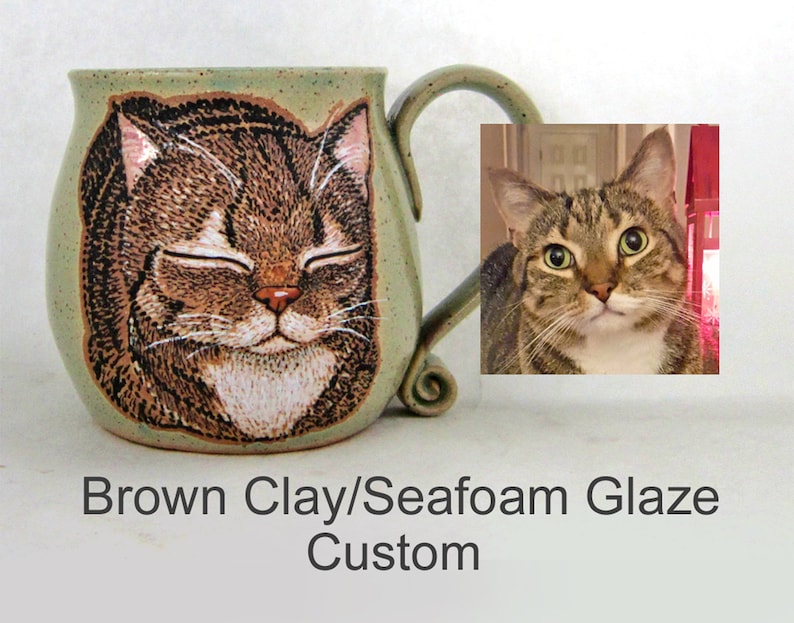 Cat Mug Customized, Cat Mom Mug, Cat Dad gift, Custom Pet Mug, Pet Dad Mug, Pet Mom Gift, Pet Gift, cat mug handmade, cat mug personalized image 9