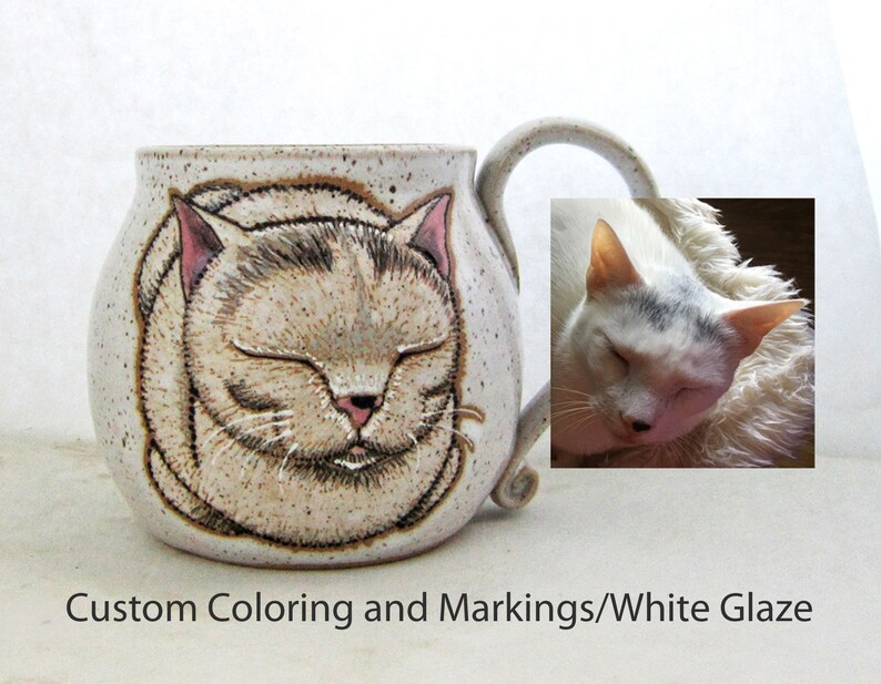 Cat Mug Customized, Cat Mom Mug, Cat Dad gift, Custom Pet Mug, Pet Dad Mug, Pet Mom Gift, Pet Gift, cat mug handmade, cat mug personalized image 6