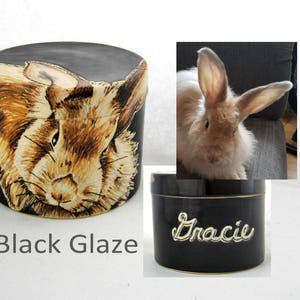 Rabbit Urn, Pet Urn, Small Pet, Custom Pet Portrait Artist, Rabbit Urn ...