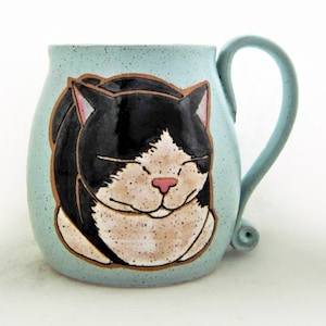Tuxedo Cat Mug Pet Portrait Father&#39;s Gift Dog Pet Coffee Mug Cup Personalized Mother Mom Dad Gift Idea Mugs Dog Lover Gift For Her