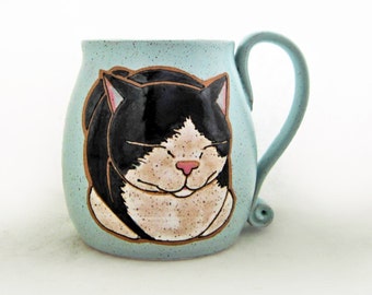 Tuxedo Cat Mug Pet Portrait Birthday Day gift Dog Pet Coffee Mug Cup Personalized Mother Mom Dad Gift Idea Mugs Dog Lover Gift For Her