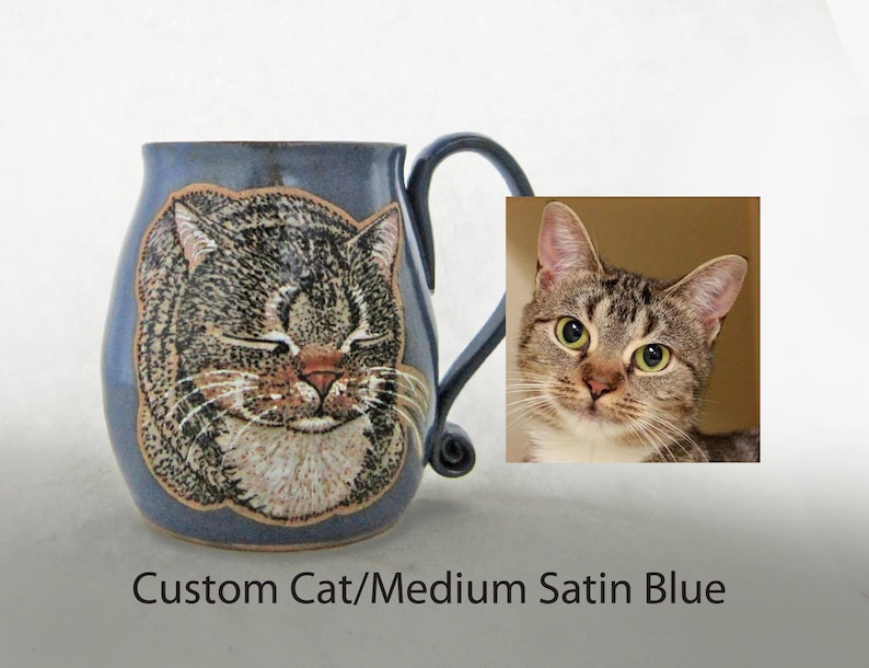 Cat Mug Customized, Cat Mom Mug, Cat Dad gift, Custom Pet Mug, Pet Dad Mug, Pet Mom Gift, Pet Gift, cat mug handmade, cat mug personalized image 8