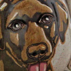 Black Lab Mug, portrait mug, Birthday gift, Labrador mug, Black dog mug, custom coffee dog mug, pet custom mug, dog mug personalized13 oz image 4