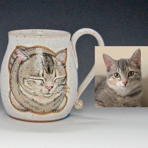 Cat Mug Customized, Cat Mom Mug, Cat Dad gift, Custom Pet Mug, Pet Dad Mug, Pet Mom Gift, Pet Gift, cat mug handmade, cat mug personalized image 3