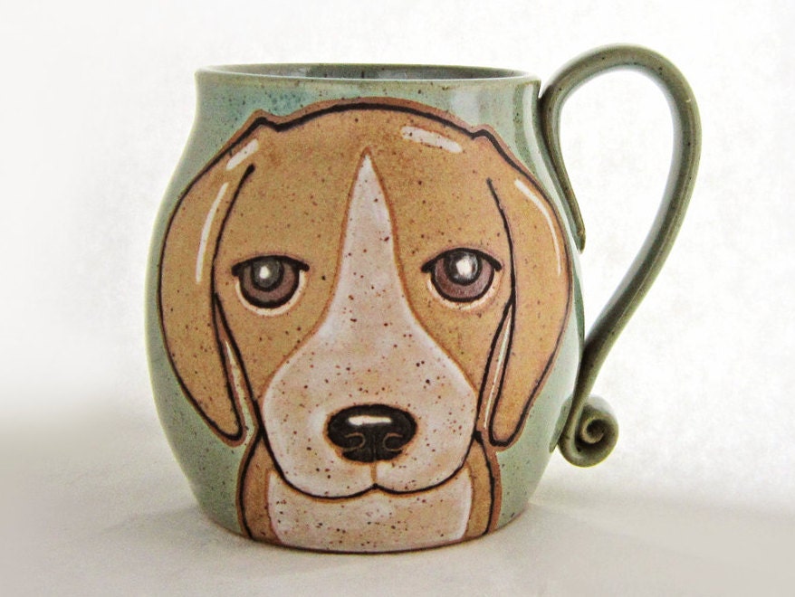 Cadeau d'anniversaire Personnalisé Beagle Mug Chien Pet Coffee Tasse Personnalisée Maman Idée Cadeau