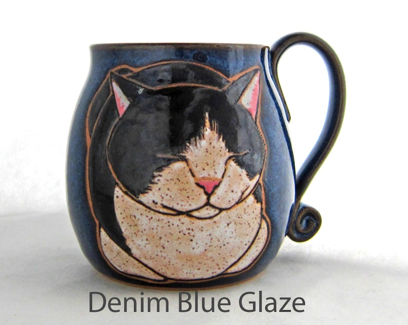 Tuxedo Cat Mug Pet Portrait Birthday Day gift Dog Pet Coffee Mug Cup Personalized Mother Mom Dad Gift Idea Mugs Dog Lover Gift For Her image 5