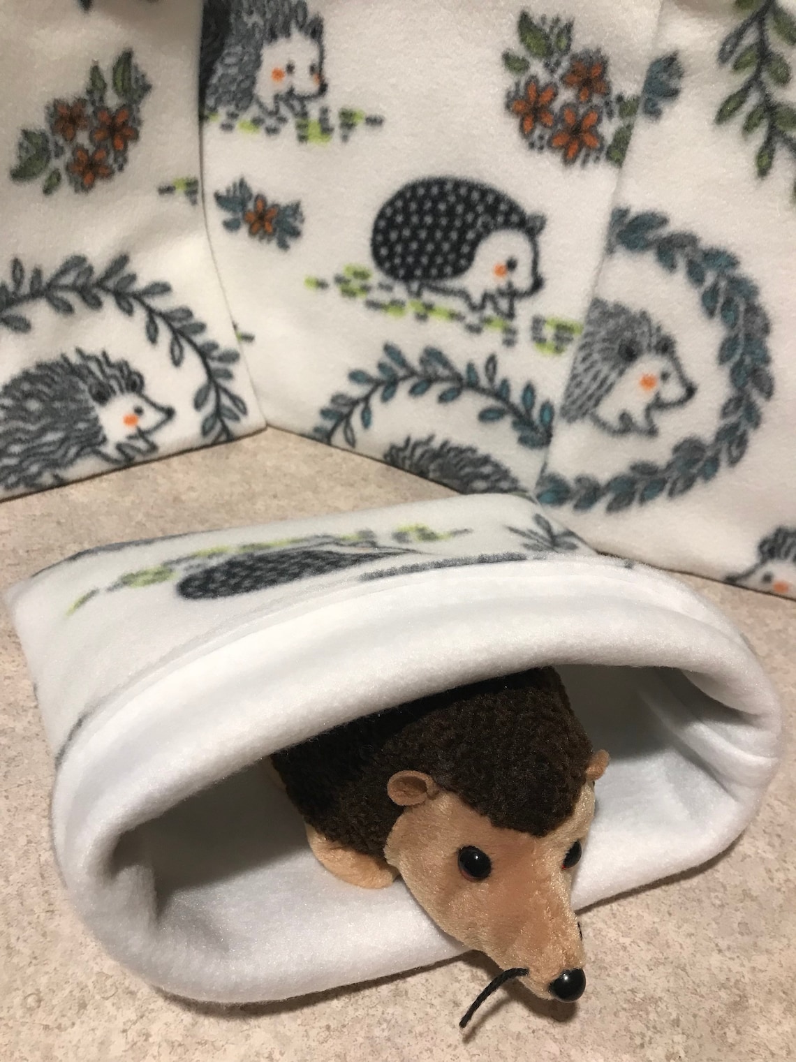 White Hedgehog Snuggle Sack for Hedgehogs Rats Guinea Etsy