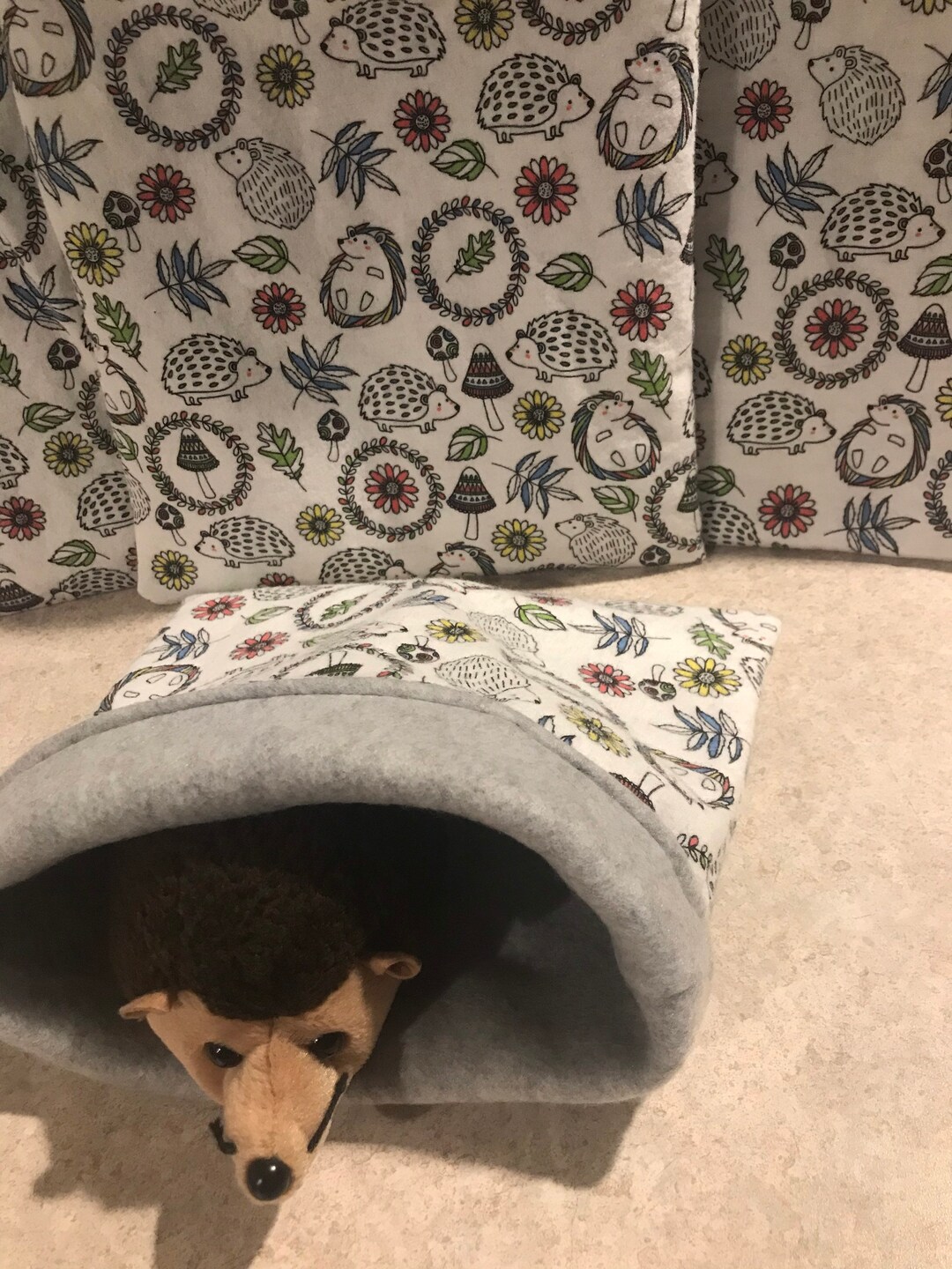 Buy White Hedgehog Cotton Snuggle Sack for Hedgehogs Rats Guinea Pigs