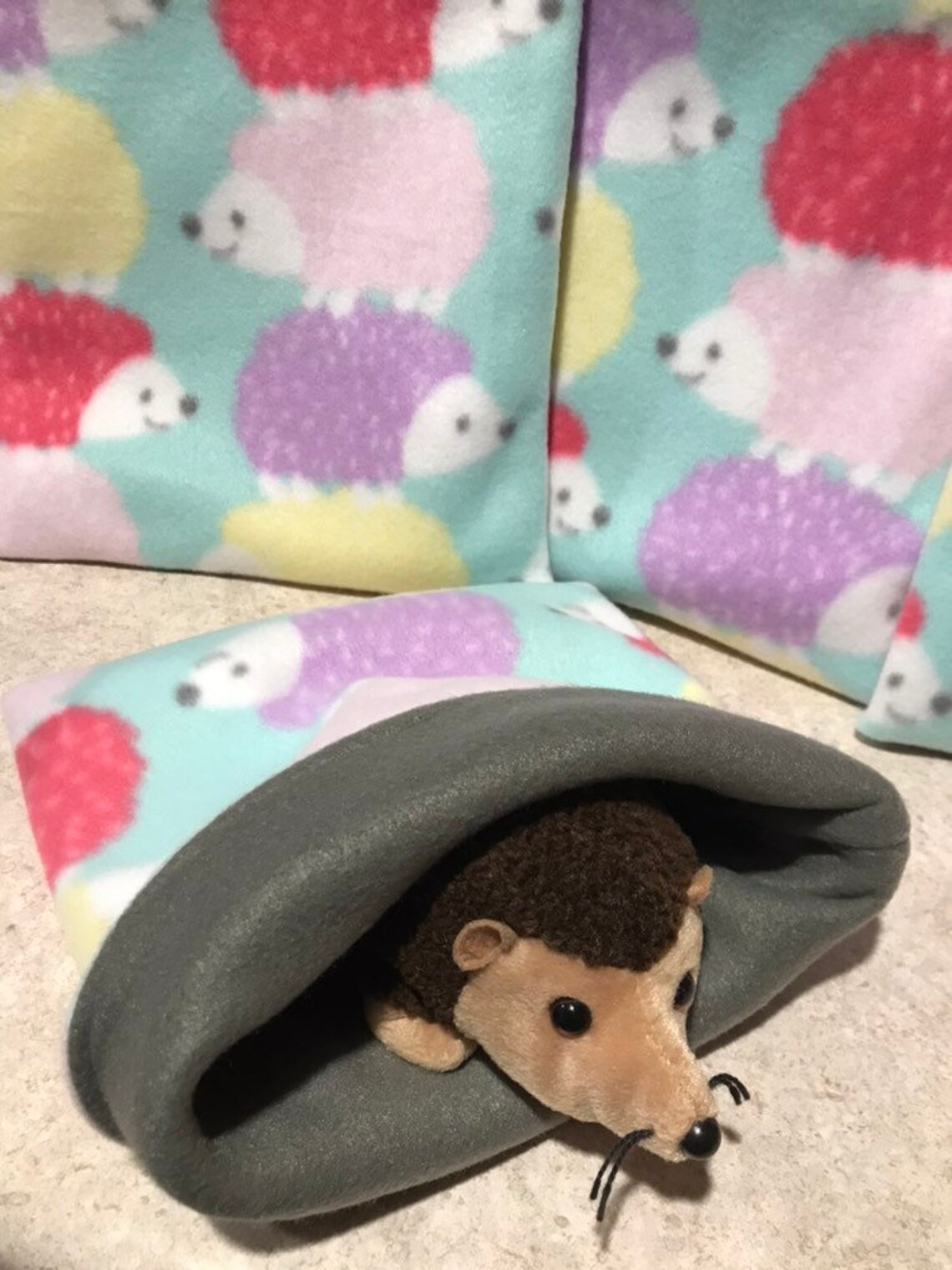Pastel Stacked Hedgehogs Snuggle Sack for Hedgehogs Rats Etsy