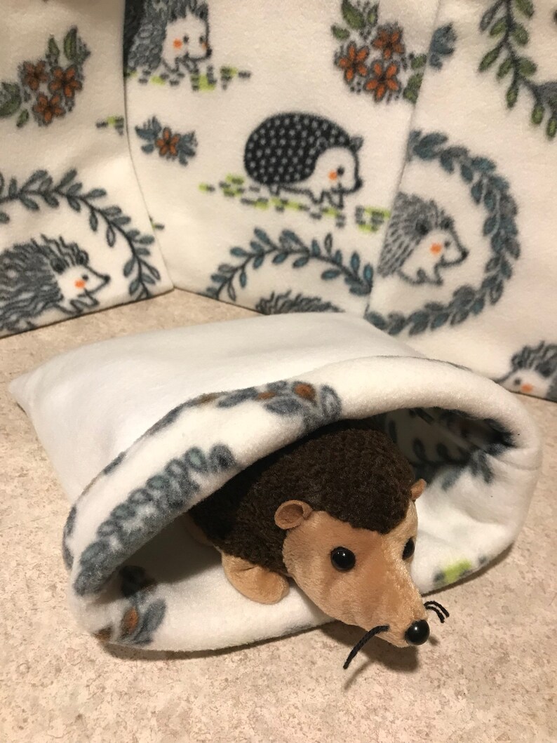 White Hedgehog Snuggle Sack for Hedgehogs Rats Guinea Etsy