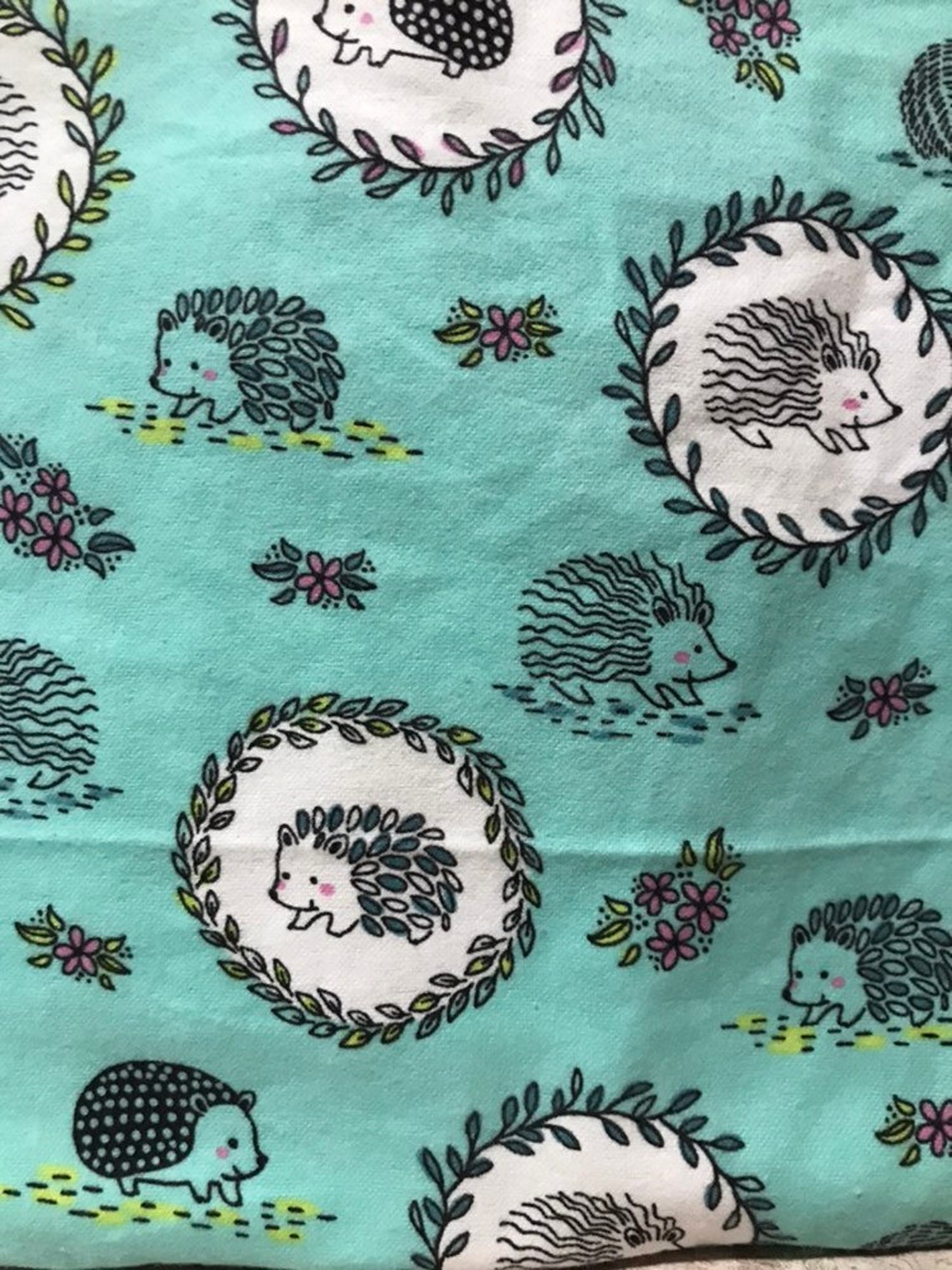 Aqua Cotton Hedgehogs Snuggle Sack for Hedgehogs Rats Etsy