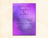 items similar to purple tie dye wedding invitation casual colorful tie dye wedding invitations