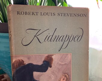 Kidnapped, Robert Louis Stevenson, Random House 1949, Vintage Novel, Adventure Story