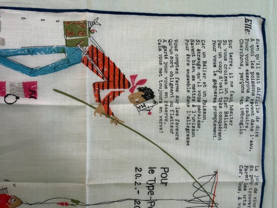 Vintage Handkerchief, Stoffel’s Swiss Hankie, Mid… - image 6