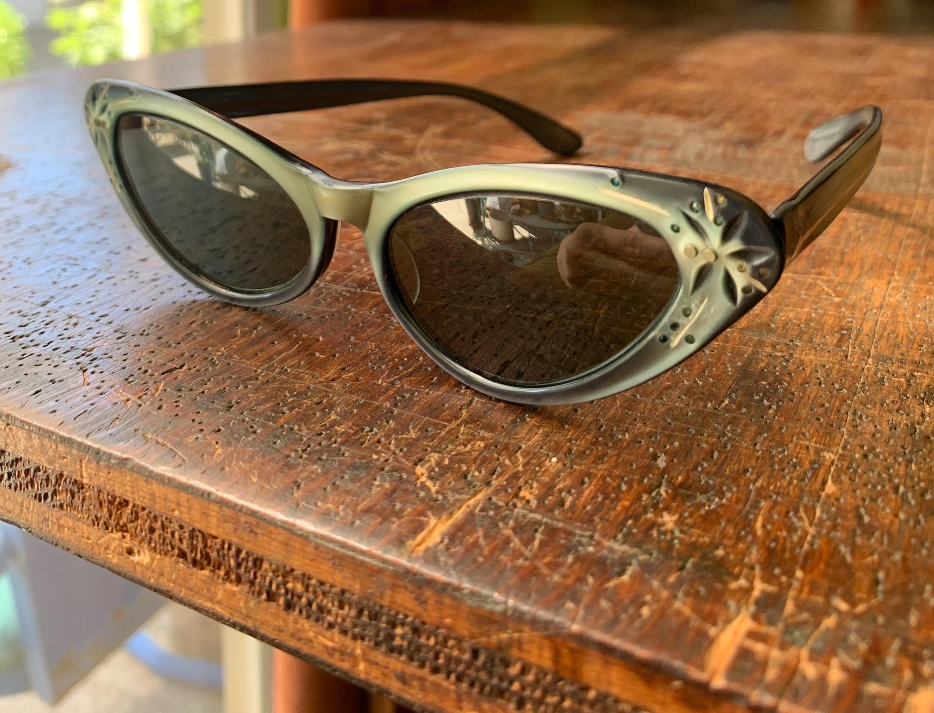 Tatyana Louisa Vintage 1950\'s Pinup Sunglasses RX QUALITY Lenses FDA Approved Amazon.com: OWL Cat Eye Glasses for Women Retro Vintage  main image 3