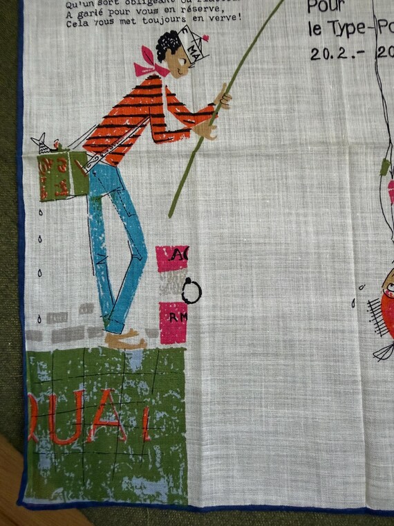 Vintage Handkerchief, Stoffel’s Swiss Hankie, Mid… - image 8
