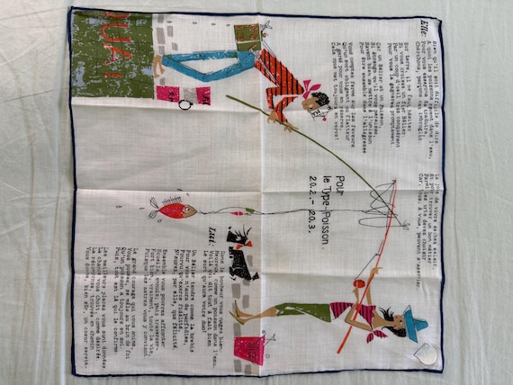 Vintage Handkerchief, Stoffel’s Swiss Hankie, Mid… - image 2