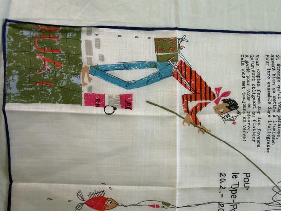 Vintage Handkerchief, Stoffel’s Swiss Hankie, Mid… - image 3