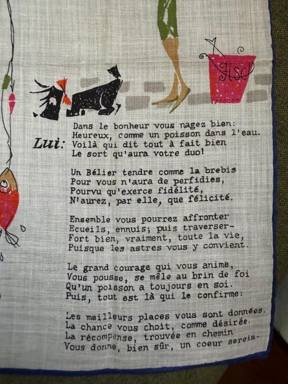 Vintage Handkerchief, Stoffel’s Swiss Hankie, Mid… - image 11