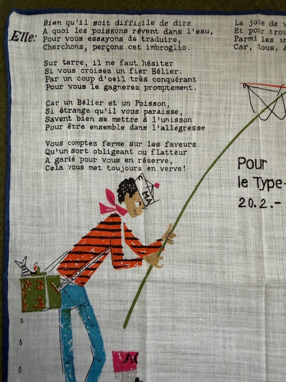 Vintage Handkerchief, Stoffel’s Swiss Hankie, Mid… - image 9