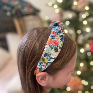Blue Rifle Paper Garden Party Floral Headband | anthro style | fun headband