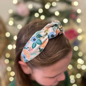 Cream Rifle Paper  Floral Headband | anthro style | fun headband