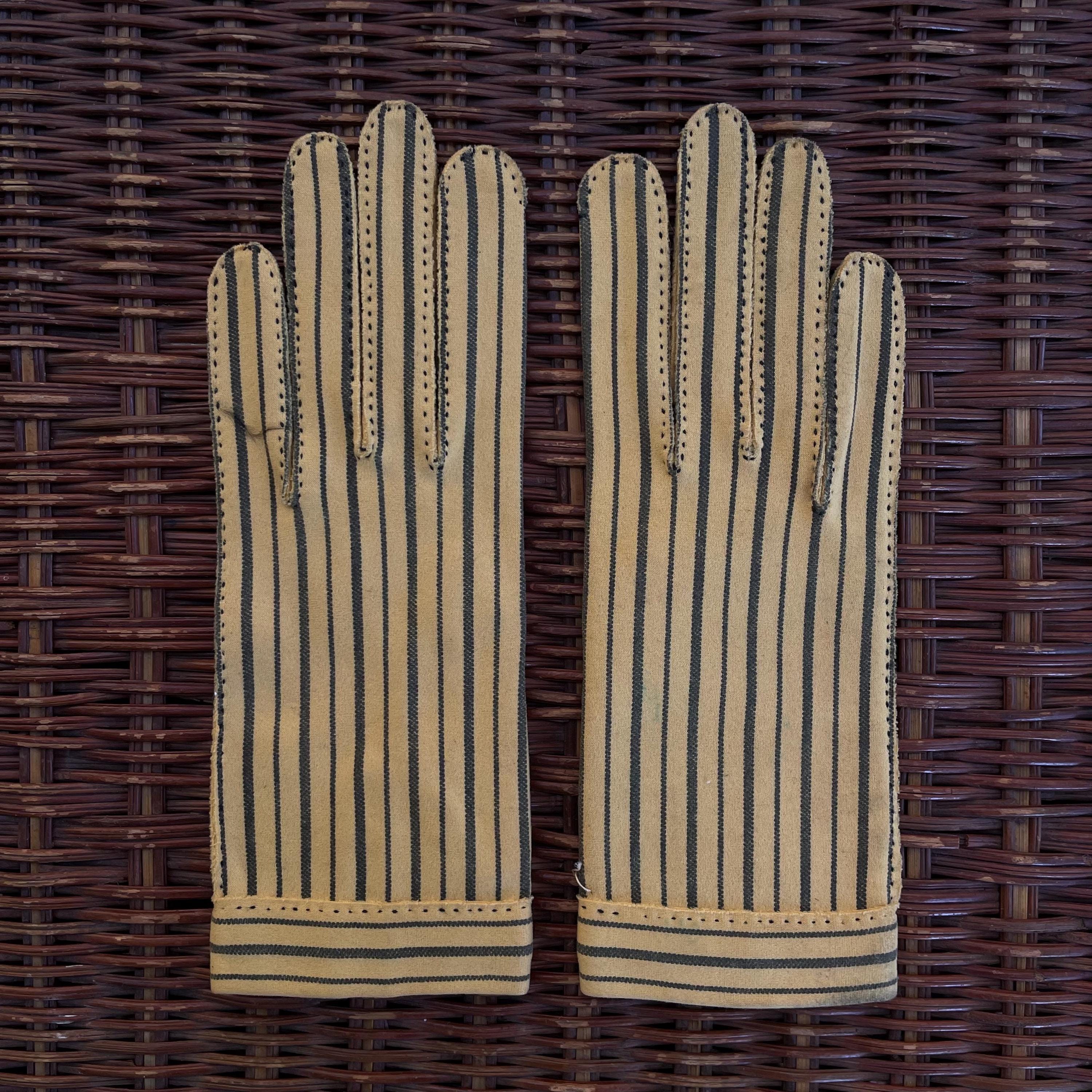 1950s Le Gant Hermes, Wear-right Gloves Striped Yellow & Gray Vintage, Butterscotch, Funky, Unique, Rare, Designer, NWT, Unworn, Couture - Etsy 1950s Le Gant Hermes, Wear-right Gloves Striped Yellow & Gray Vintage, Butterscotch, Funky, Unique, Rare, Designer, NWT, Unworn, Couture - Etsy