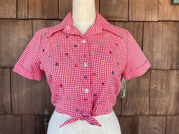 Vintage 1950's - 1960's 'Fritzi of California' Red