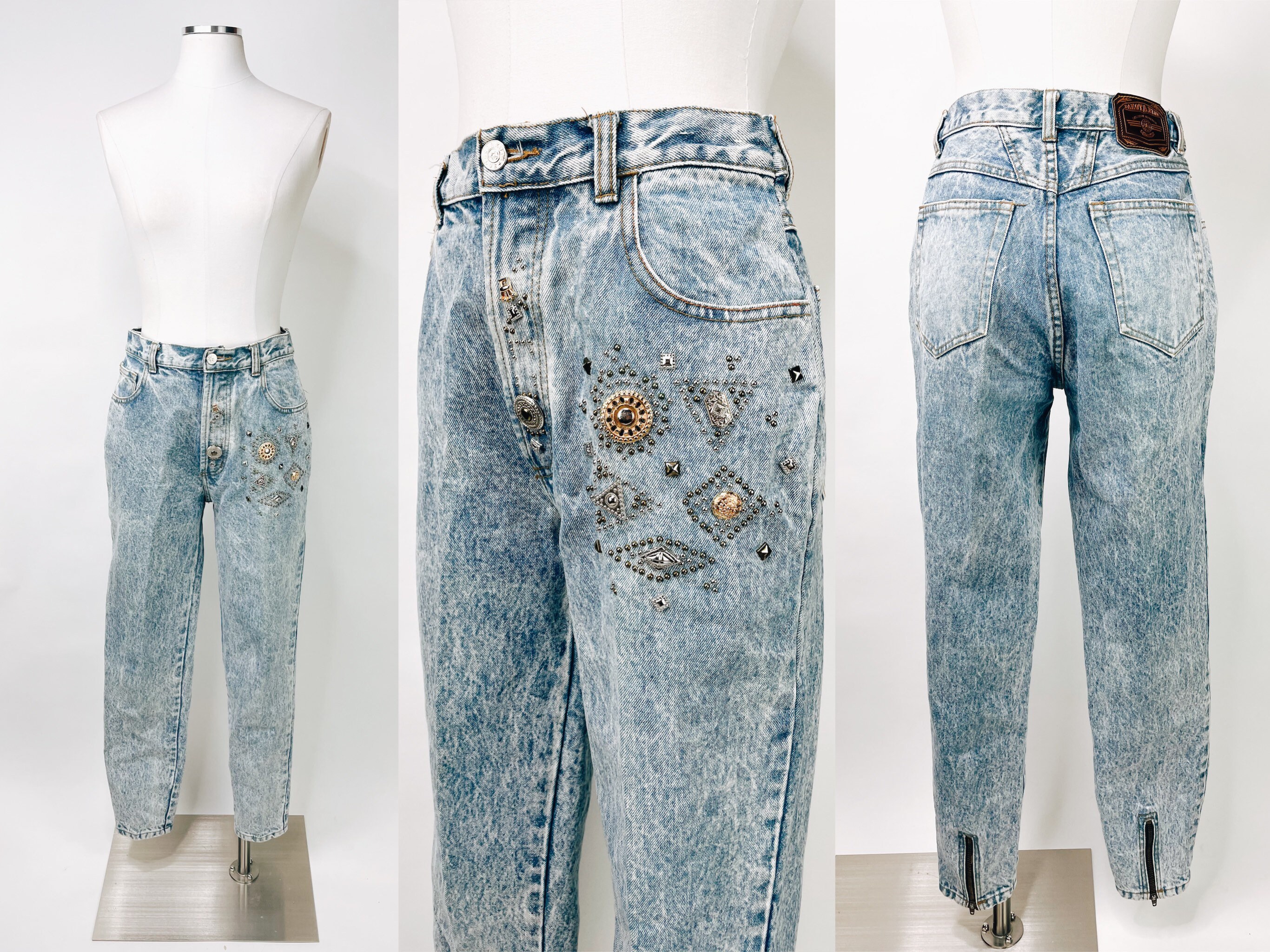 1980s-1990s Wash Waisted Denim Jeans W - Etsy Denmark